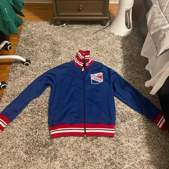 New York Rangers Mitchell & Ness Jacket Size XL - Picture 3 of 4